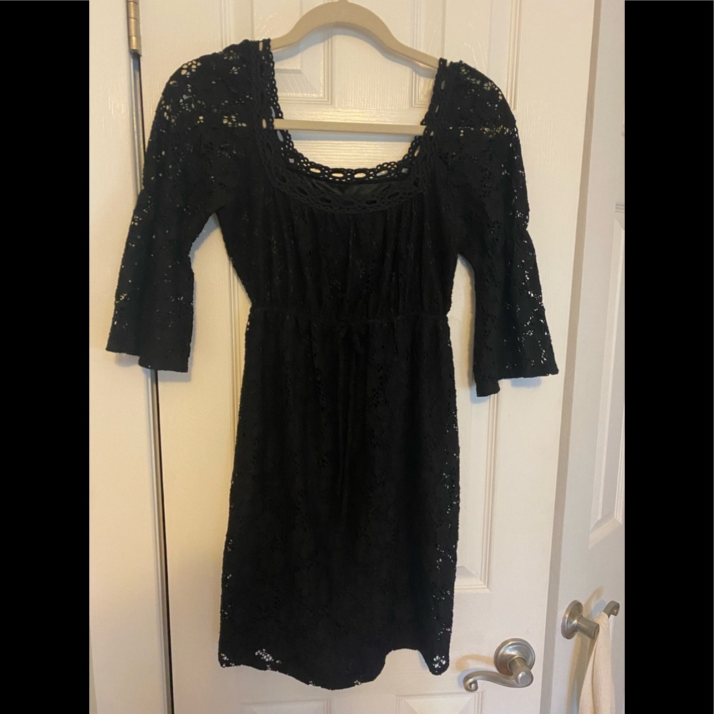 Laundry Black Lace Dress